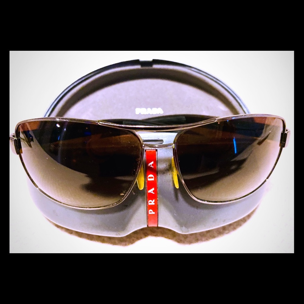 Prada Sunglasses Brown/Gold - Unisex